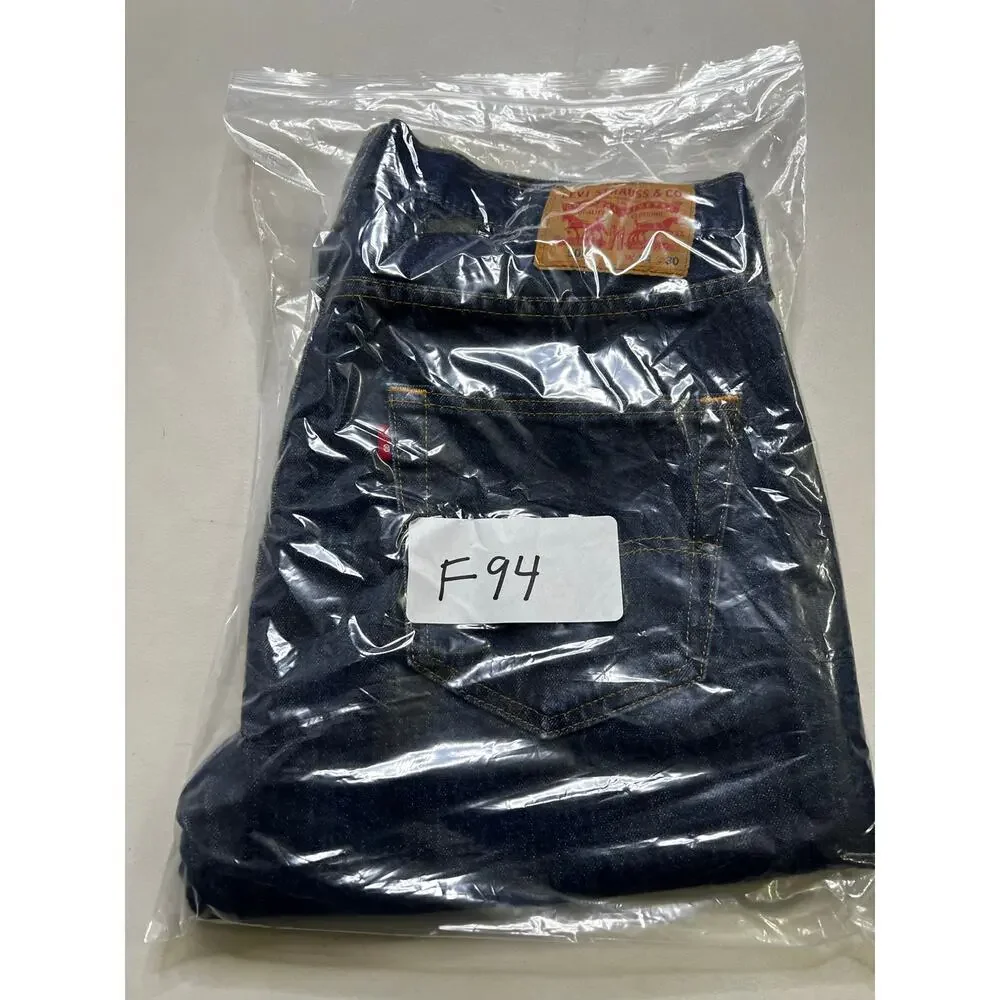 Levis 501 Jeans Mens 34x30 Actual (33x29)Blue Straight Leg Regular Fit Dark Wash